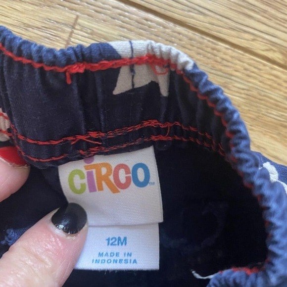 Circo Blue and White Star Patriotic Shorts size 12 Mo - Picture 4 of 5